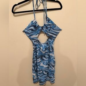 Princess Polly mini dress with cut out in middle